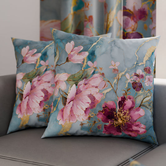 Cuscini, Copricuscini Divano, Cuscini Arredo in Stampa Digitale Peony