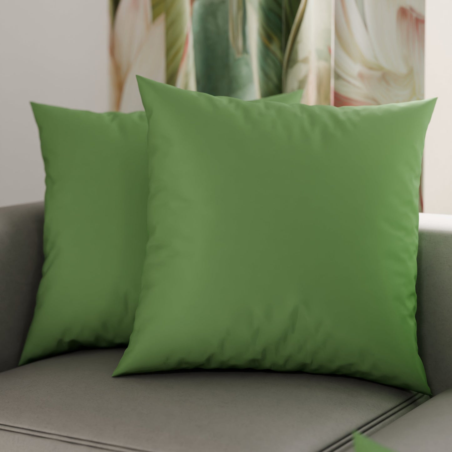 Cuscini, Copricuscini Divano, Cuscini Arredo in Tinta Unita Verde Oliva