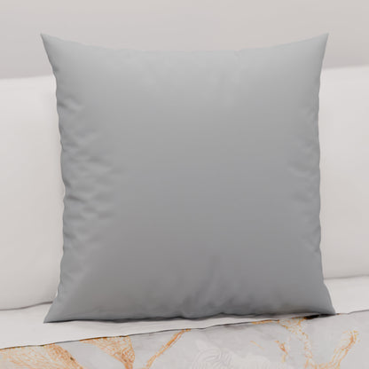 Cuscini, Copricuscini Divano, Cuscini Arredo in Tinta Unita Bianco/Grigio Chiaro