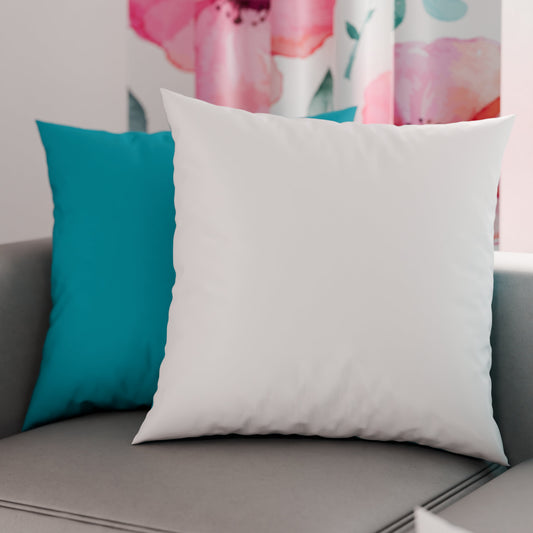 Cuscini, Copricuscini Divano, Cuscini Arredo in Tinta Unita Tiffany/Bianco