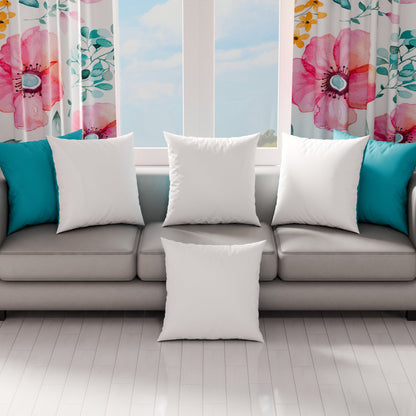 Cuscini, Copricuscini Divano, Cuscini Arredo in Tinta Unita Tiffany/Bianco