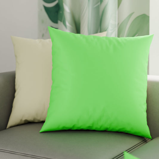 Cuscini, Copricuscini Divano, Cuscini Arredo in Tinta Unita Verde Mela/Panna