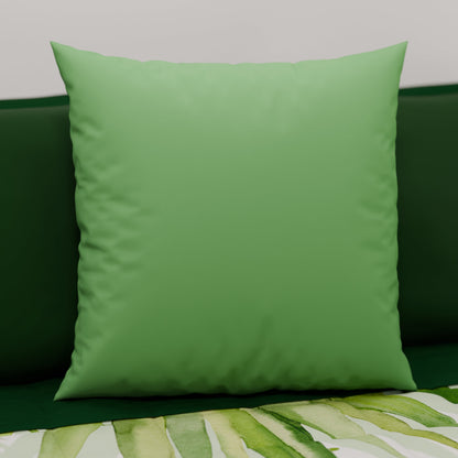 Cuscini, Copricuscini Divano, Cuscini Arredo in Tinta Unita Verde Oliva/Smeraldo