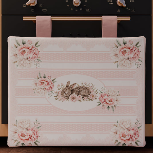 Copriforno Pasqua per Cucina in Stampa Digitale Shabby Easter