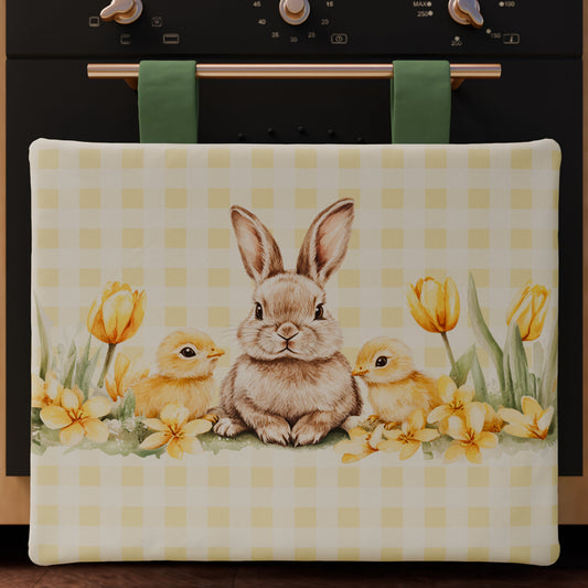 Copriforno Pasqua per Cucina in Stampa Digitale Sunny Bloom