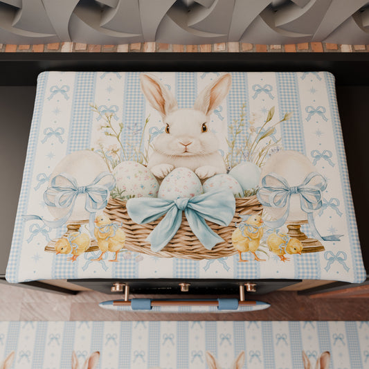 Coprifornello Pasqua Coprifuochi Cucina in Stampa Digitale White Bunny