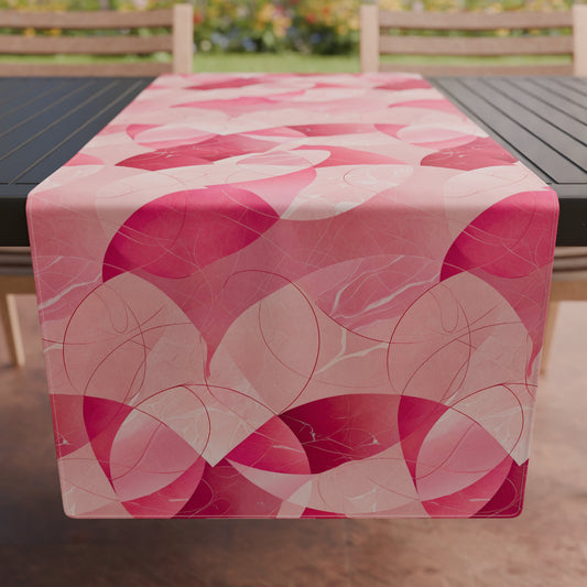 Runner Tavola, Tovaglia Runner, Runner Cucina Geo - Cerchio Fucsia