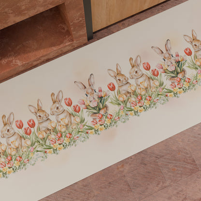 Tappeto Cucina Pasqua Antiscivolo Passatoia Pasqua Cucina lavabile Tulipani