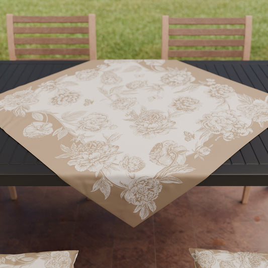 Centrotavola Moderno Cucina in Stampa Digitale Peonie Fango