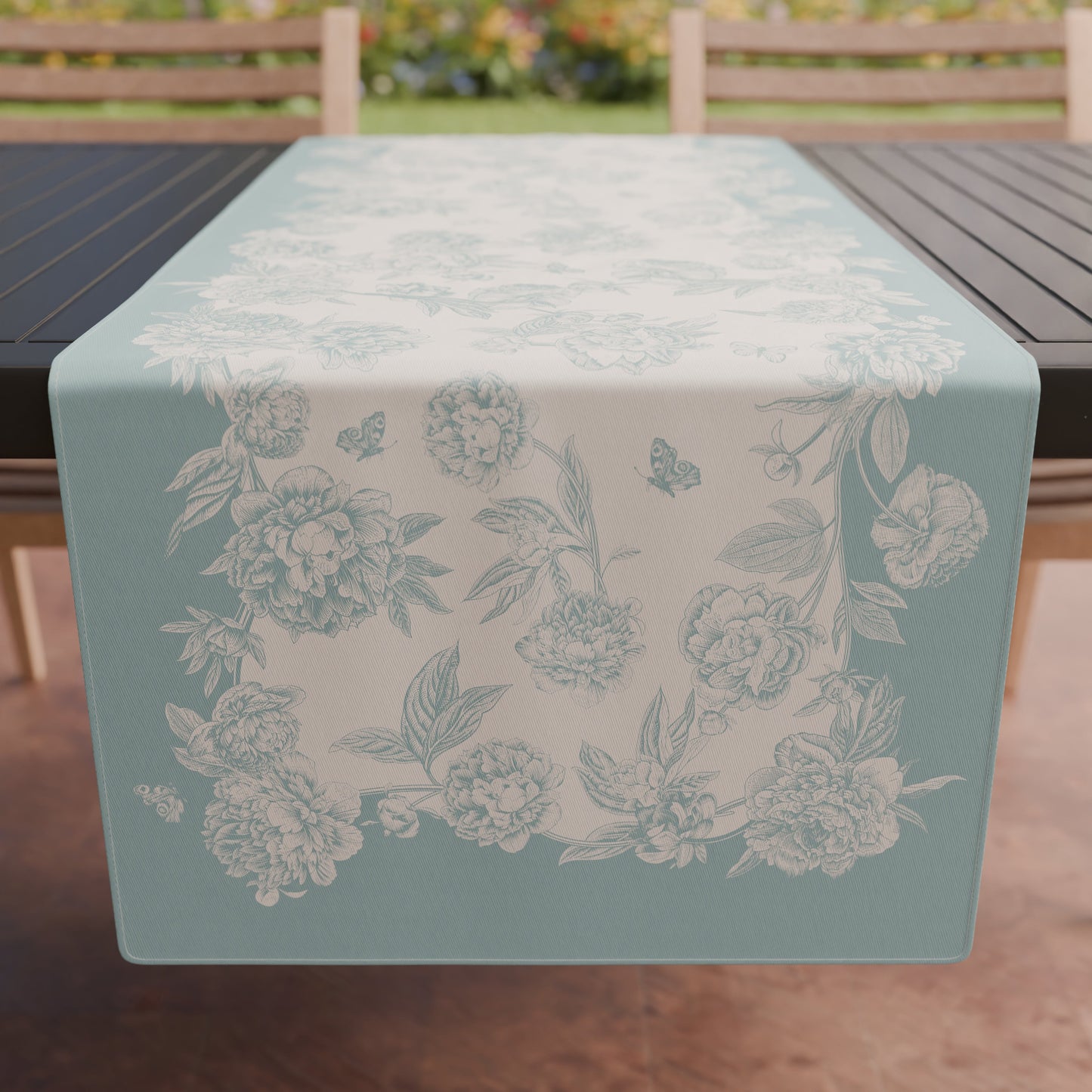 Runner Tavola, Tovaglia Runner, Runner Cucina Peonie Tiffany