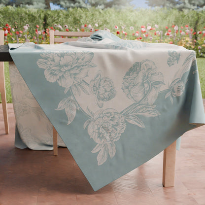 Tovaglia da tavola Antimacchia, Copritavolo da Cucina Peonie Tiffany