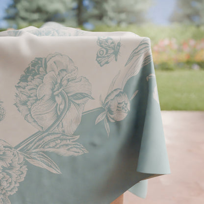 Tovaglia da tavola Antimacchia, Copritavolo da Cucina Peonie Tiffany