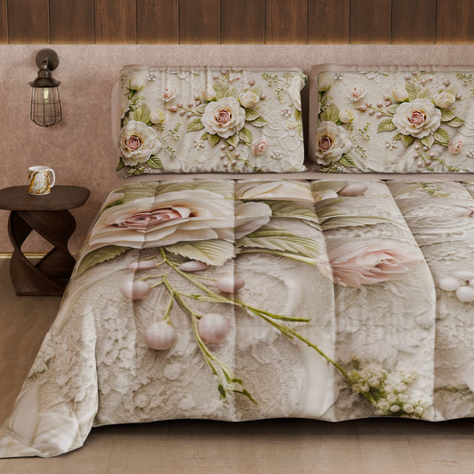 Piumone, Trapunta Matrimoniale, Singola, Piazza e Mezza Shabby 334